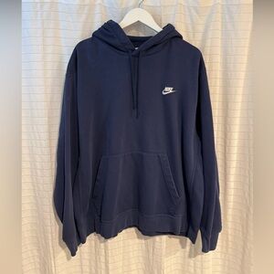 Like-New Nike Navy Blue Hoodie Size XXL